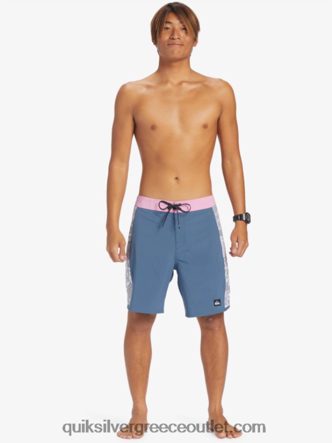 boardshort 18 surfsilk arch Quiksilver άνδρες 66LP84309 θάλασσα του Βέρινγκ