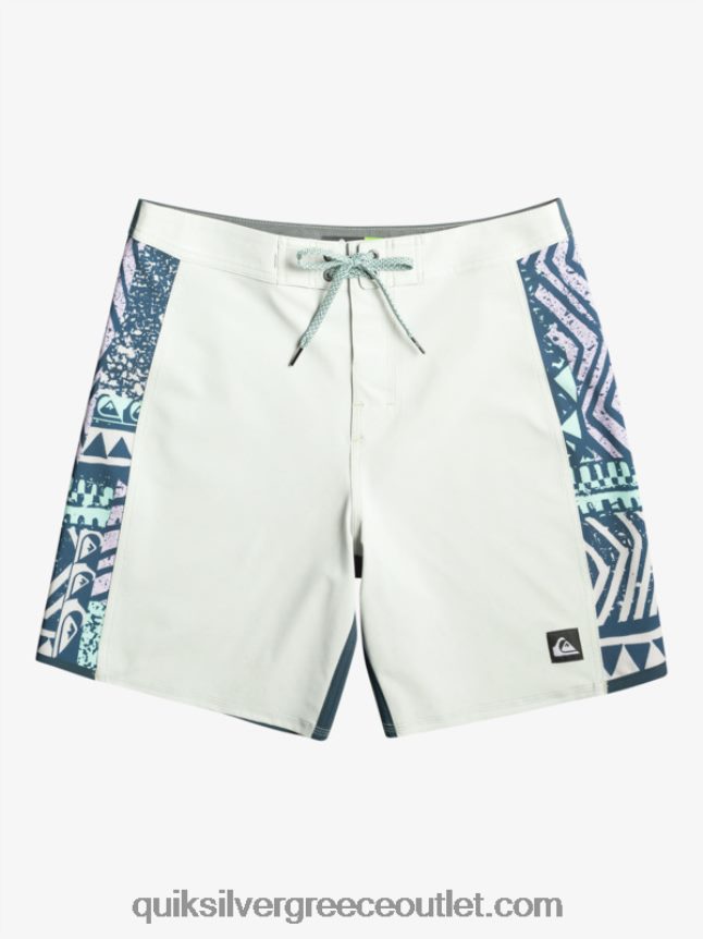 boardshort 18 surfsilk arch Quiksilver άνδρες 66LP84311 γκρι βιολετί