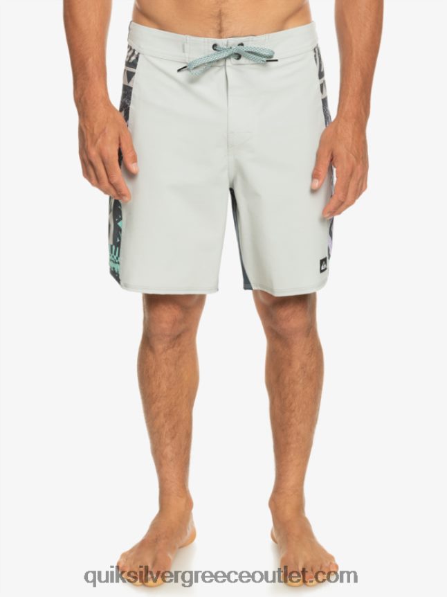 boardshort 18 surfsilk arch Quiksilver άνδρες 66LP84311 γκρι βιολετί