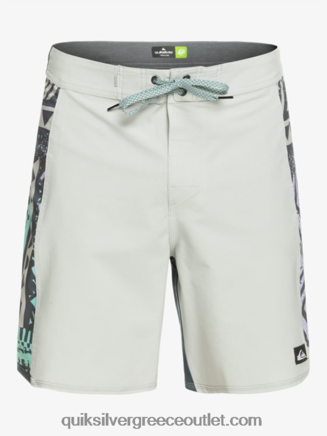boardshort 18 surfsilk arch Quiksilver άνδρες 66LP84311 γκρι βιολετί