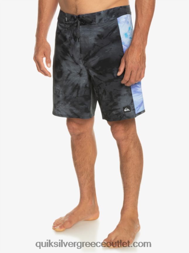 boardshort 18 surfsilk arch Quiksilver άνδρες 66LP84313 μαύρος