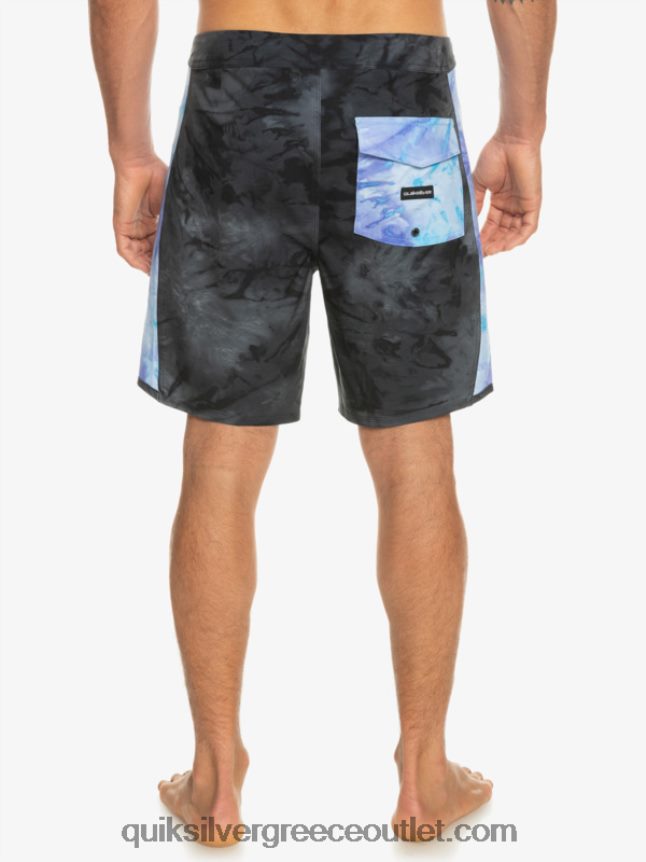 boardshort 18 surfsilk arch Quiksilver άνδρες 66LP84313 μαύρος