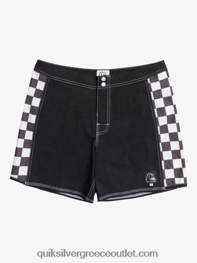 αυθεντικά boardshort arch 16 Quiksilver άνδρες 66LP841780 μαύρος