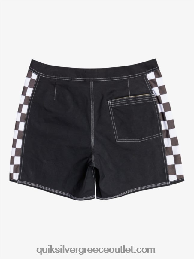 αυθεντικά boardshort arch 16 Quiksilver άνδρες 66LP841780 μαύρος