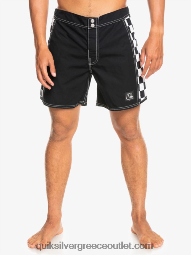 αυθεντικά boardshort arch 16 Quiksilver άνδρες 66LP841780 μαύρος