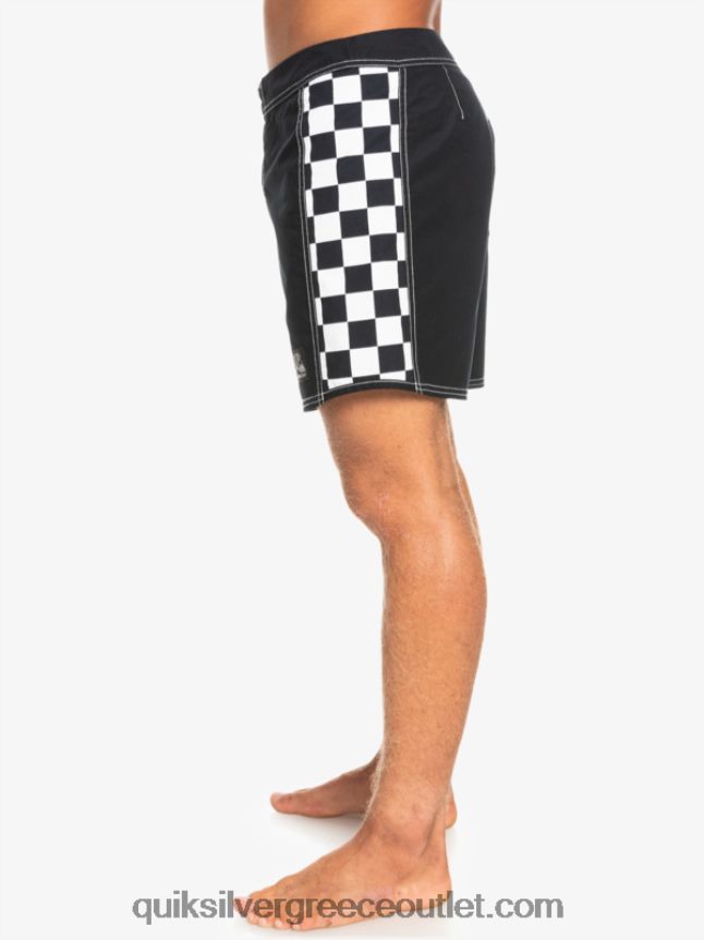 αυθεντικά boardshort arch 16 Quiksilver άνδρες 66LP841780 μαύρος