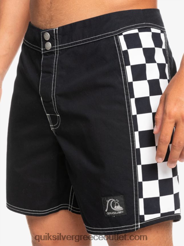 αυθεντικά boardshort arch 16 Quiksilver άνδρες 66LP841780 μαύρος