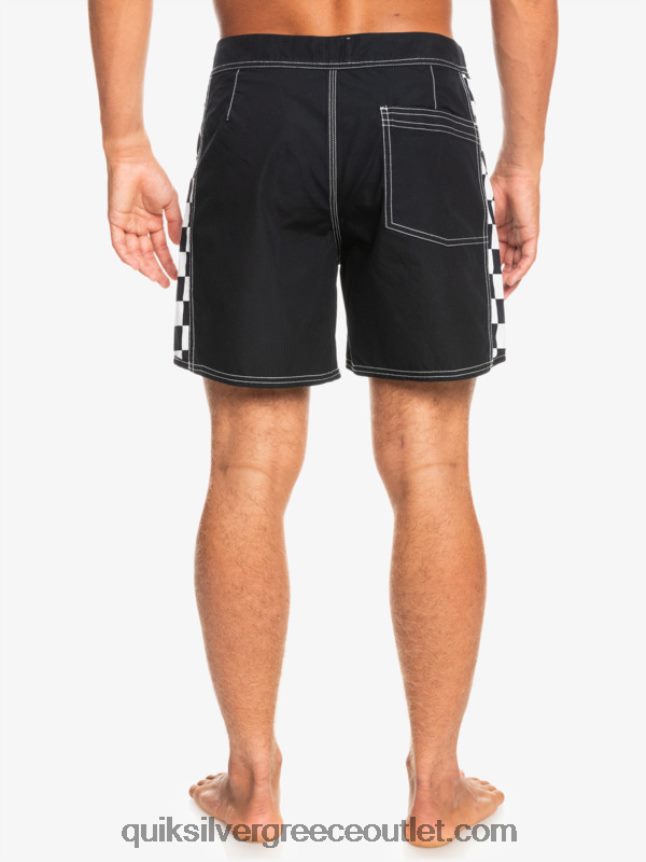 αυθεντικά boardshort arch 16 Quiksilver άνδρες 66LP841780 μαύρος