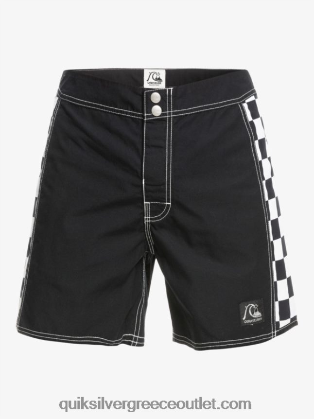 αυθεντικά boardshort arch 16 Quiksilver άνδρες 66LP841780 μαύρος