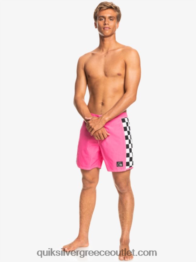 αυθεντικά boardshort arch 16 Quiksilver άνδρες 66LP841781 συγκλονιστικό ροζ