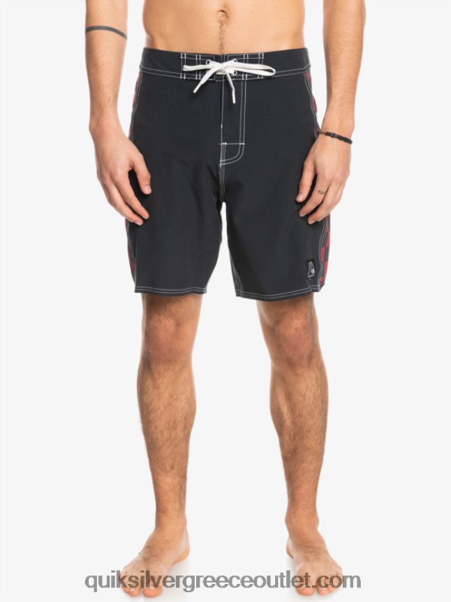 αυθεντικά boardshort arch 18 Quiksilver άνδρες 66LP841734 ρουμπίνι κρασί