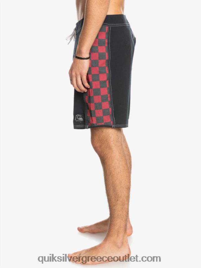 αυθεντικά boardshort arch 18 Quiksilver άνδρες 66LP841734 ρουμπίνι κρασί