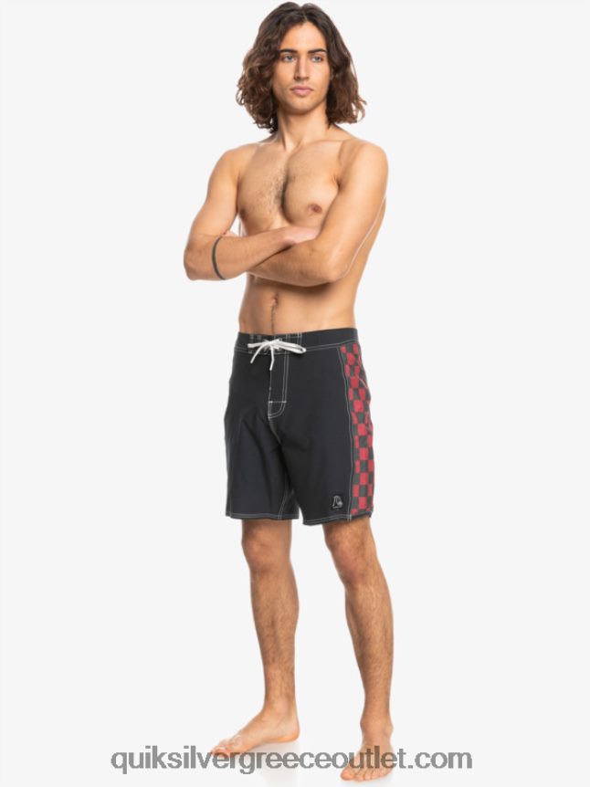 αυθεντικά boardshort arch 18 Quiksilver άνδρες 66LP841734 ρουμπίνι κρασί