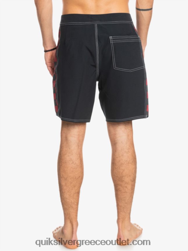 αυθεντικά boardshort arch 18 Quiksilver άνδρες 66LP841734 ρουμπίνι κρασί
