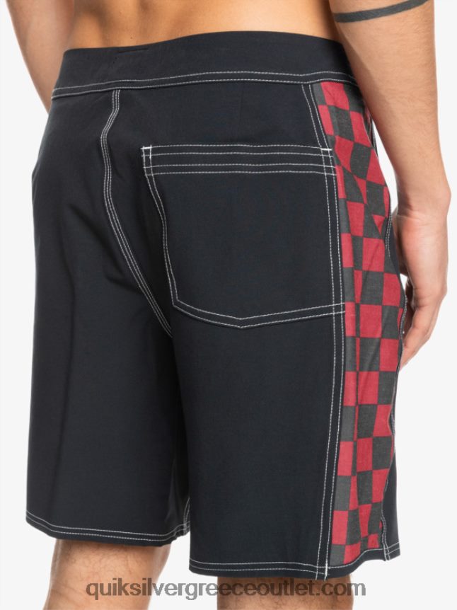 αυθεντικά boardshort arch 18 Quiksilver άνδρες 66LP841734 ρουμπίνι κρασί