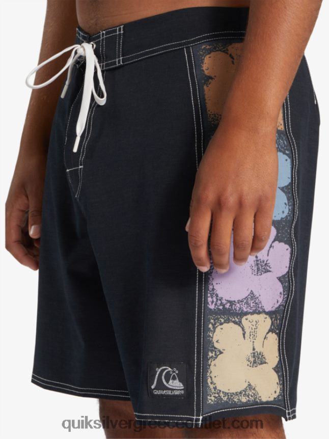 αυθεντικά boardshort arch 18 Quiksilver άνδρες 66LP841737 μαύρος