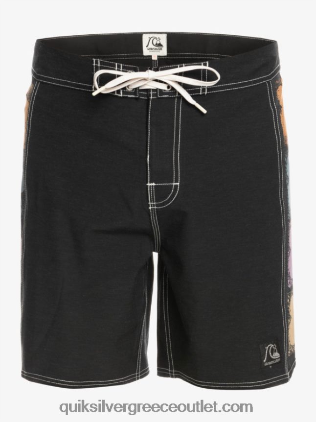 αυθεντικά boardshort arch 18 Quiksilver άνδρες 66LP841737 μαύρος