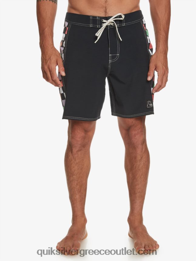 αυθεντικά boardshort arch 18 Quiksilver άνδρες 66LP84174 μαύρος