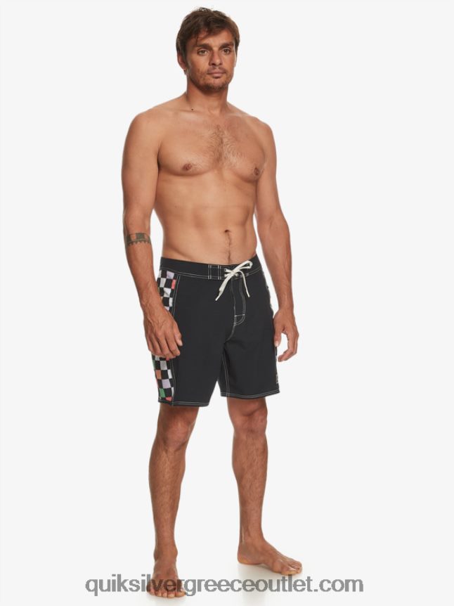 αυθεντικά boardshort arch 18 Quiksilver άνδρες 66LP84174 μαύρος