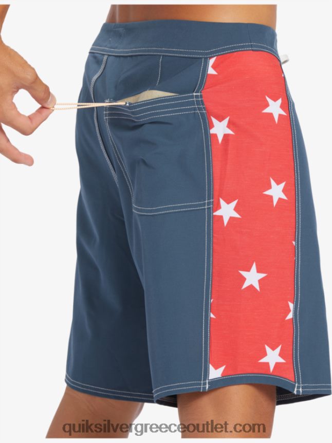 αυθεντικά boardshort arch 18 Quiksilver άνδρες 66LP84175 μεσάνυχτα ναυτικό