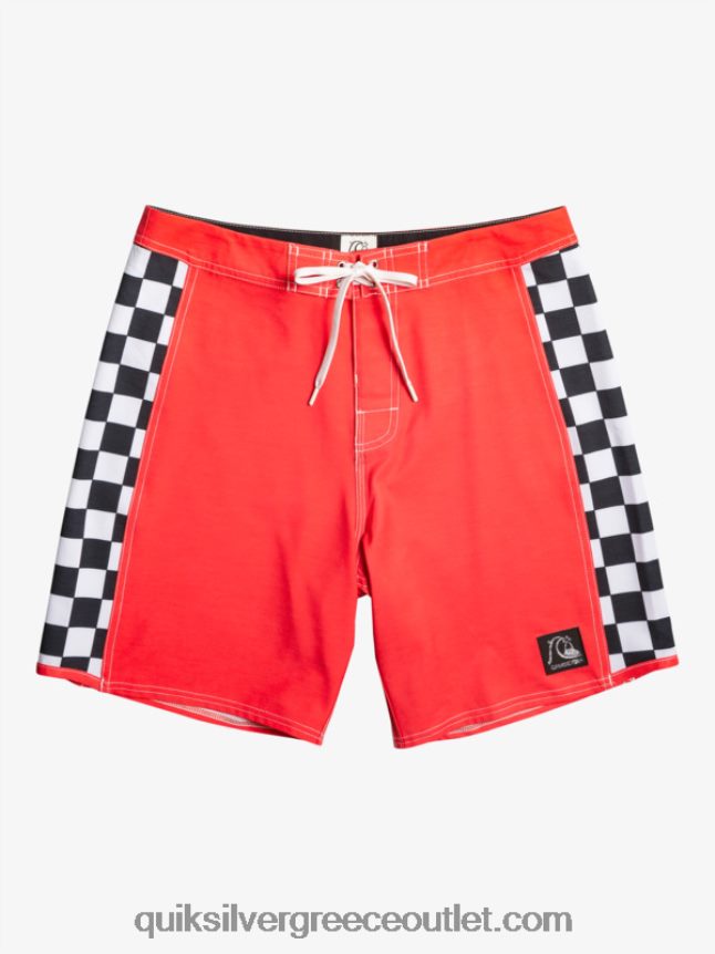 αυθεντικά boardshort arch 18 Quiksilver άνδρες 66LP84176 κόκκινο υψηλού κινδύνου