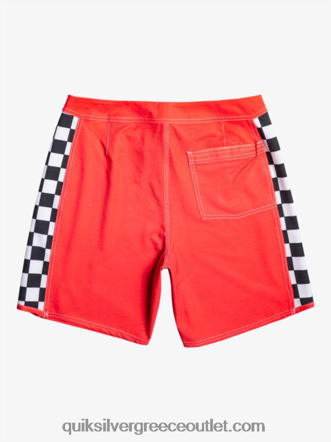 αυθεντικά boardshort arch 18 Quiksilver άνδρες 66LP84176 κόκκινο υψηλού κινδύνου