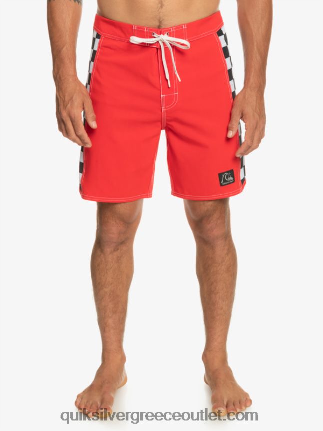 αυθεντικά boardshort arch 18 Quiksilver άνδρες 66LP84176 κόκκινο υψηλού κινδύνου