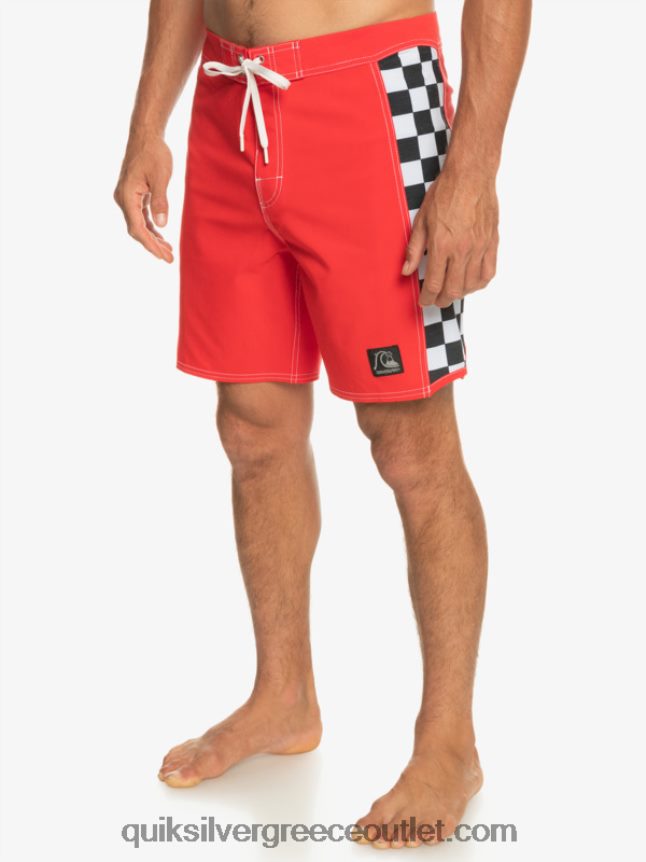 αυθεντικά boardshort arch 18 Quiksilver άνδρες 66LP84176 κόκκινο υψηλού κινδύνου