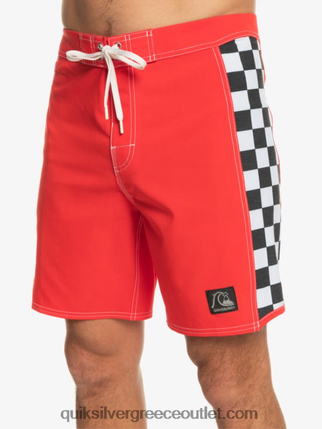 αυθεντικά boardshort arch 18 Quiksilver άνδρες 66LP84176 κόκκινο υψηλού κινδύνου
