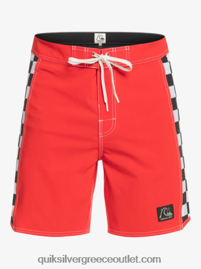 αυθεντικά boardshort arch 18 Quiksilver άνδρες 66LP84176 κόκκινο υψηλού κινδύνου