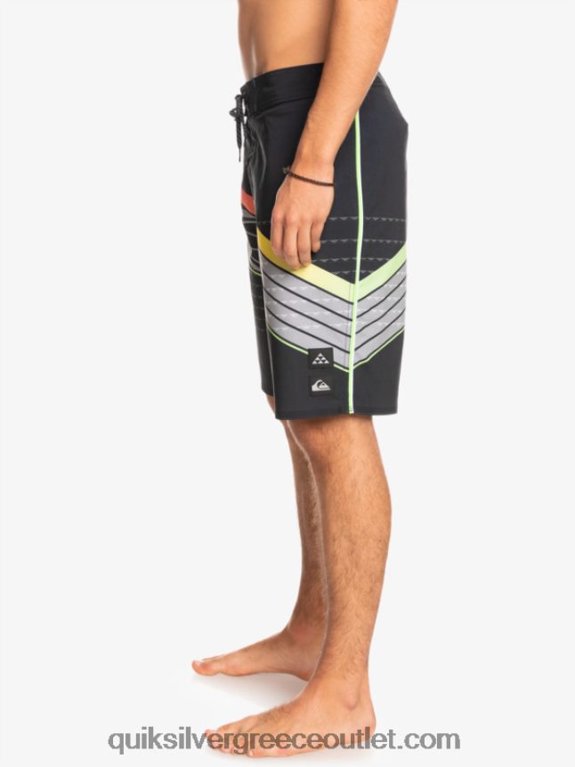 boardshort surfsilk hawaii core 20 Quiksilver άνδρες 66LP841887 μαύρος