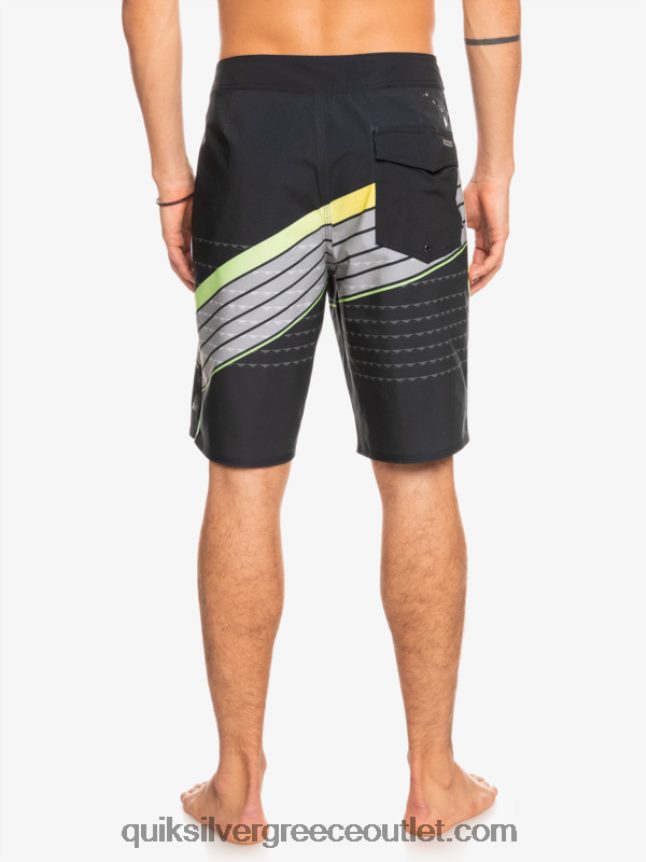 boardshort surfsilk hawaii core 20 Quiksilver άνδρες 66LP841887 μαύρος
