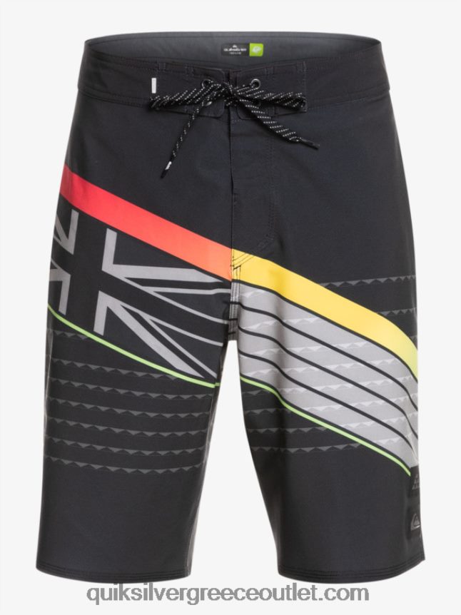 boardshort surfsilk hawaii core 20 Quiksilver άνδρες 66LP841887 μαύρος
