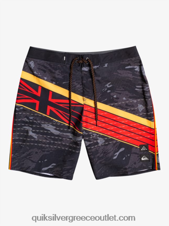 boardshort surfsilk hawaii core 20 Quiksilver άνδρες 66LP841888 ασφαλτικό σκυρόδερμα