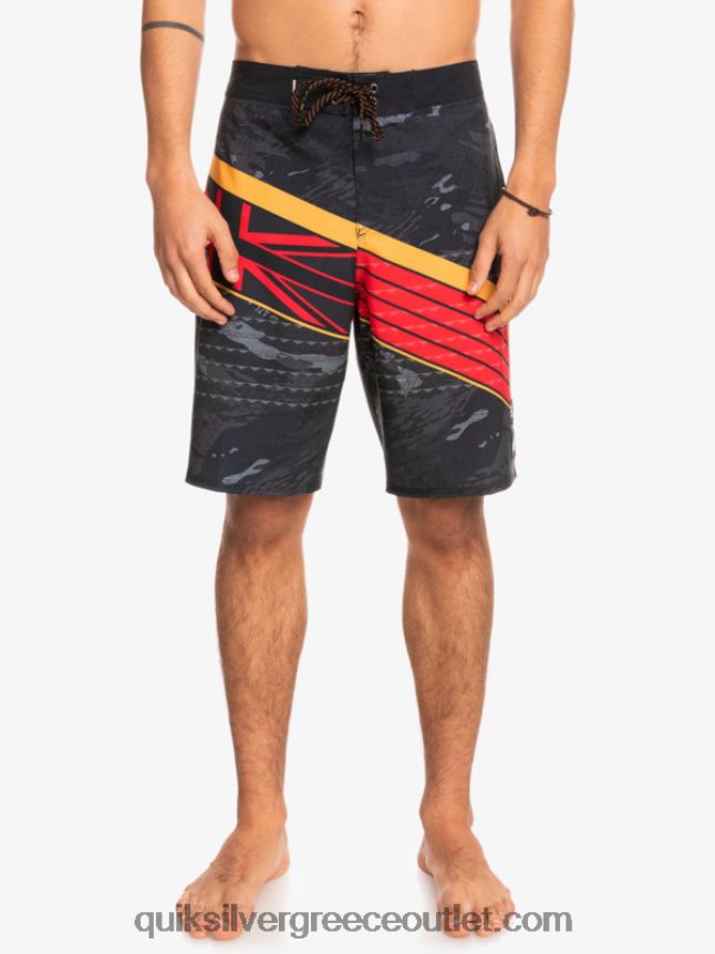 boardshort surfsilk hawaii core 20 Quiksilver άνδρες 66LP841888 ασφαλτικό σκυρόδερμα