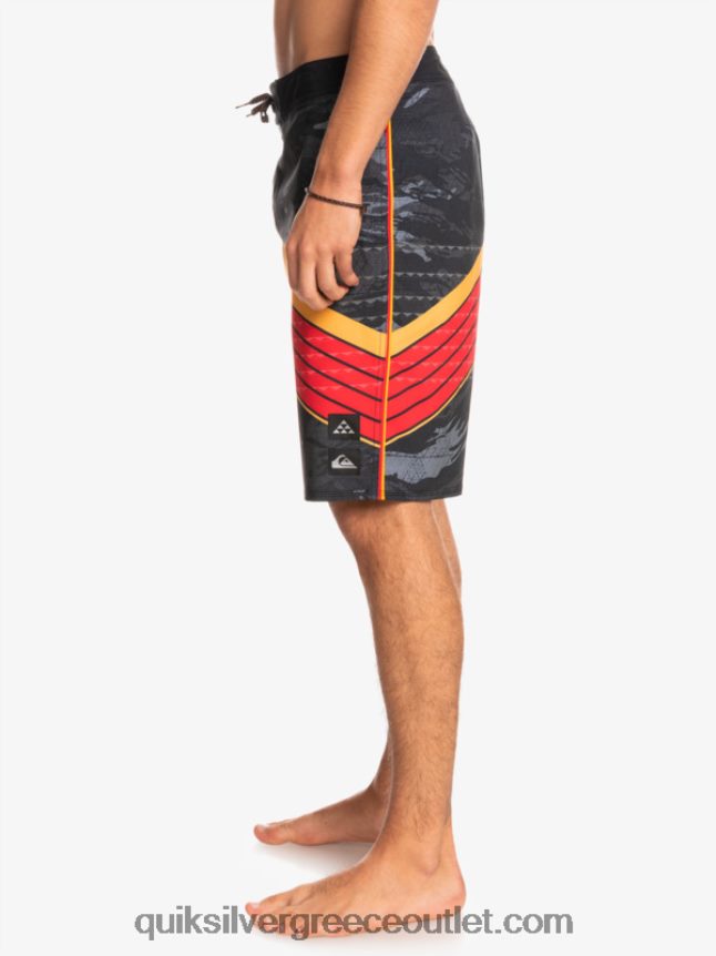 boardshort surfsilk hawaii core 20 Quiksilver άνδρες 66LP841888 ασφαλτικό σκυρόδερμα