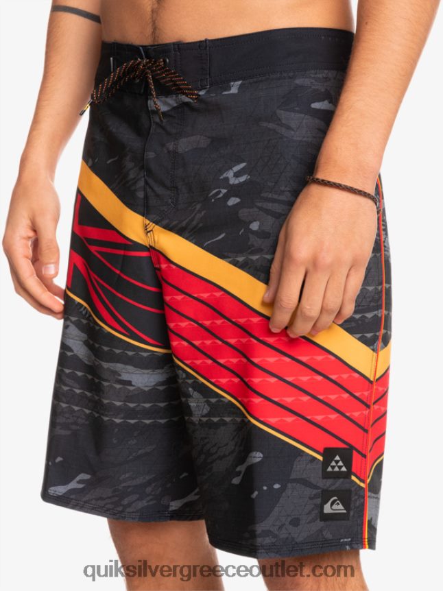 boardshort surfsilk hawaii core 20 Quiksilver άνδρες 66LP841888 ασφαλτικό σκυρόδερμα