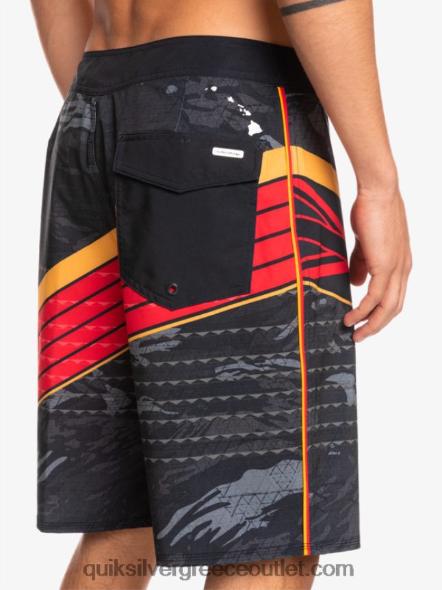 boardshort surfsilk hawaii core 20 Quiksilver άνδρες 66LP841888 ασφαλτικό σκυρόδερμα