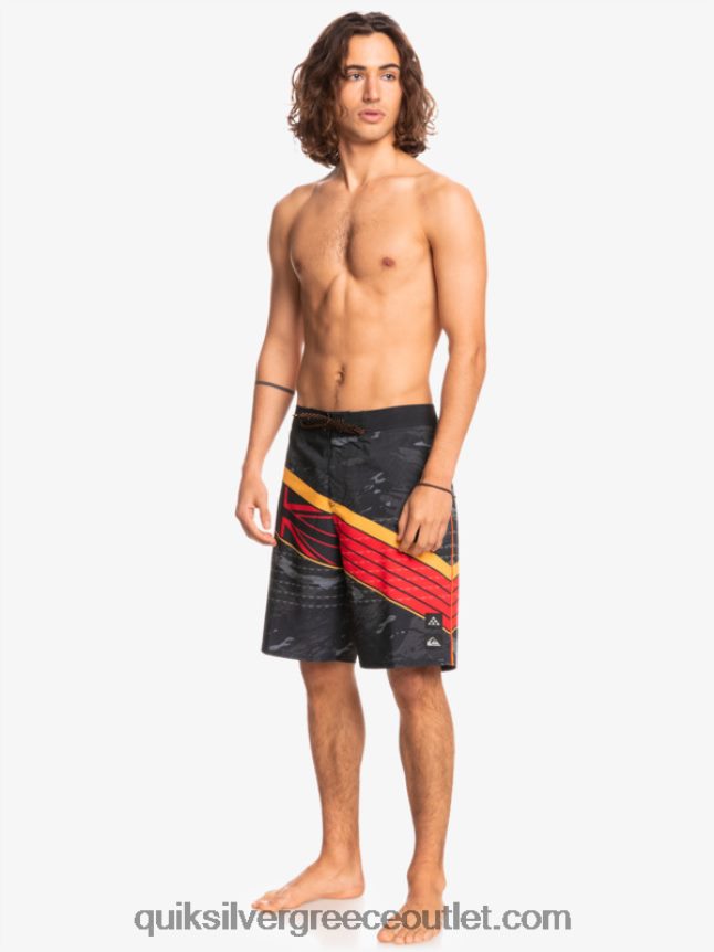boardshort surfsilk hawaii core 20 Quiksilver άνδρες 66LP841888 ασφαλτικό σκυρόδερμα