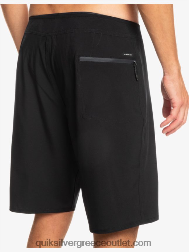boardshort surfsilk kaimana 20 performance Quiksilver άνδρες 66LP8478 μαύρος