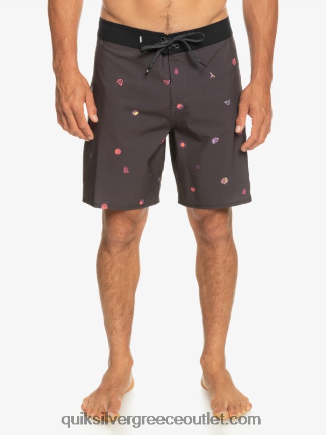 boardshort surfsilk qs 69 18 Quiksilver άνδρες 66LP84241 ασφαλτικό σκυρόδερμα