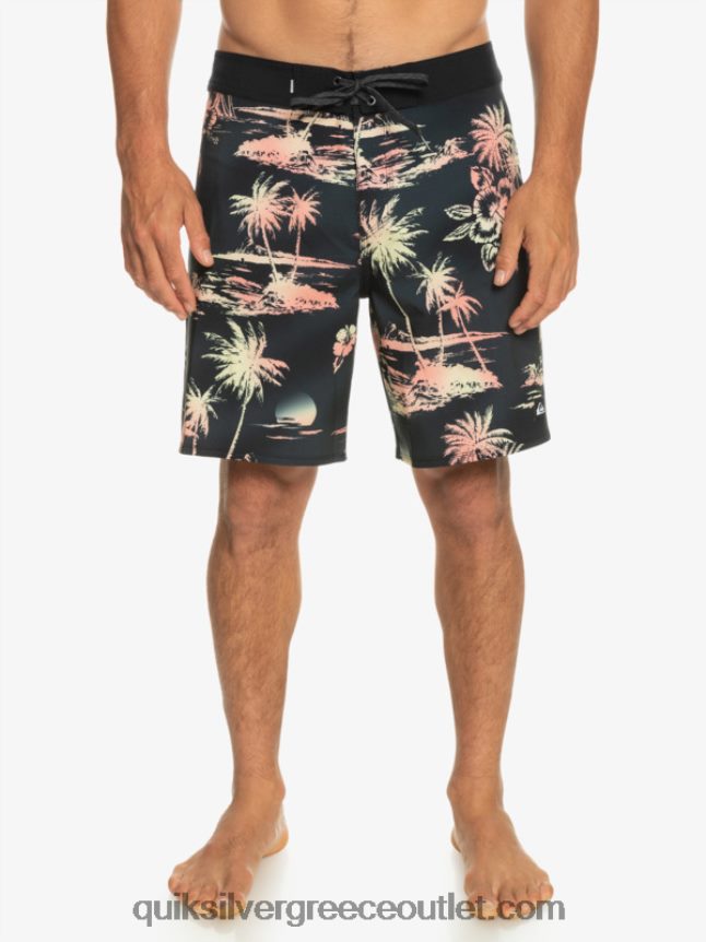 boardshort surfsilk qs 69 18 Quiksilver άνδρες 66LP84243 μαύρος