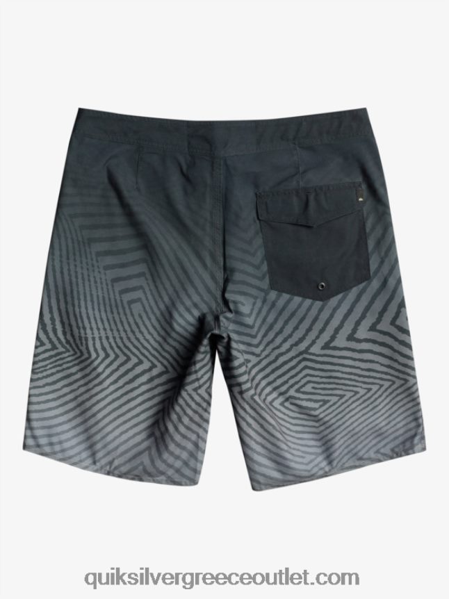 καθημερινό στημόνι fade 20 boardshorts Quiksilver άνδρες 66LP841281 μαύρος