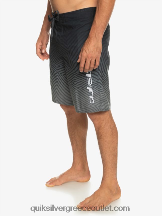 καθημερινό στημόνι fade 20 boardshorts Quiksilver άνδρες 66LP841281 μαύρος