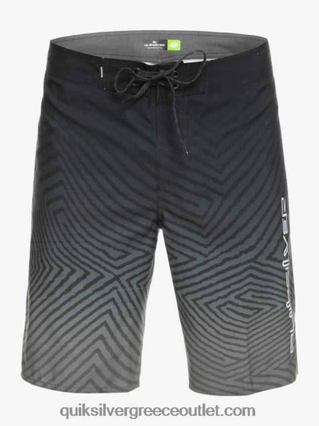 καθημερινό στημόνι fade 20 boardshorts Quiksilver άνδρες 66LP841281 μαύρος