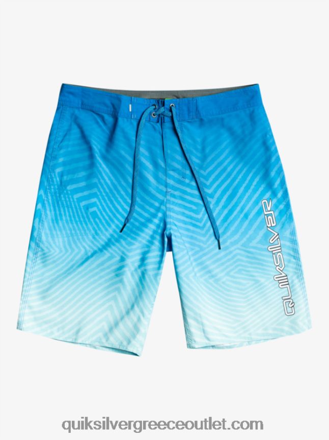 καθημερινό στημόνι fade 20 boardshorts Quiksilver άνδρες 66LP841282 αναπνευστήρας μπλε