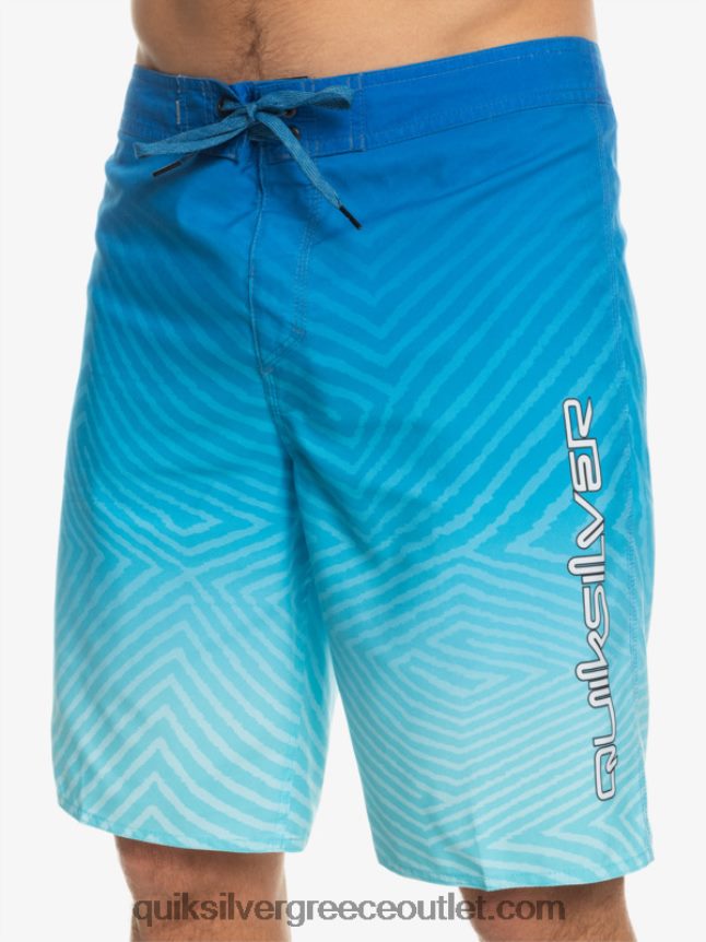 καθημερινό στημόνι fade 20 boardshorts Quiksilver άνδρες 66LP841282 αναπνευστήρας μπλε
