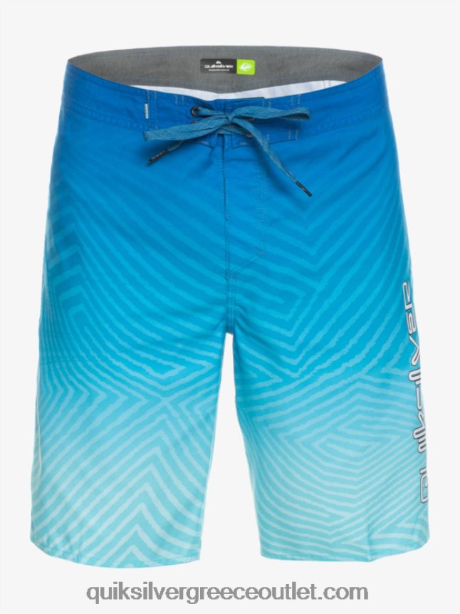 καθημερινό στημόνι fade 20 boardshorts Quiksilver άνδρες 66LP841282 αναπνευστήρας μπλε