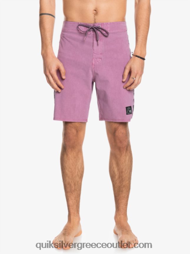 αυθεντικό τόξο hempstretch πλύθηκε 18 παντελόνια Quiksilver άνδρες 66LP841669 σκονισμένη ορχιδέα