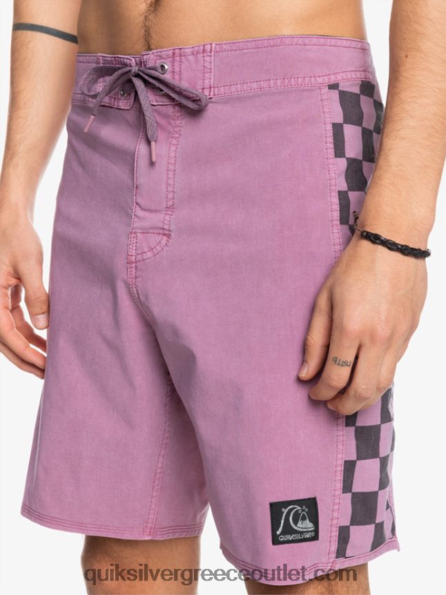 αυθεντικό τόξο hempstretch πλύθηκε 18 παντελόνια Quiksilver άνδρες 66LP841669 σκονισμένη ορχιδέα